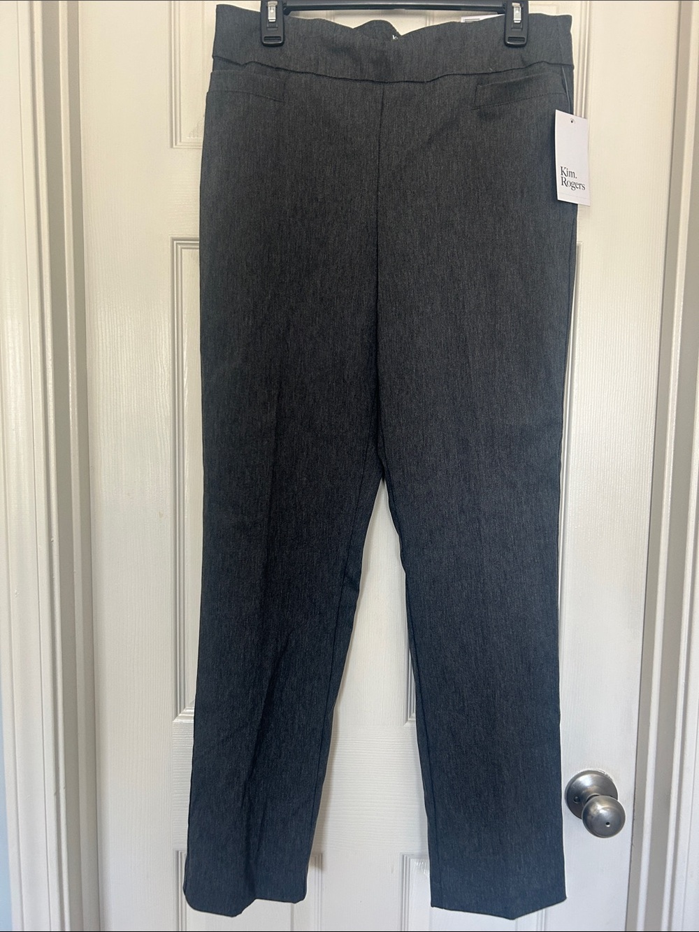 Kim Rogers Dark Gray Men's Dress Pants